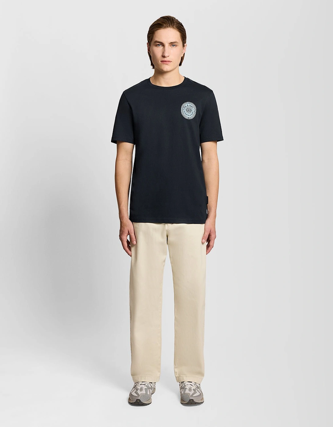 Graphic Badge Cotton T-Shirt
