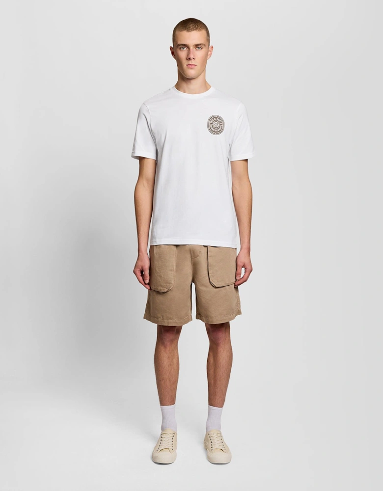 Graphic Badge Cotton T-Shirt
