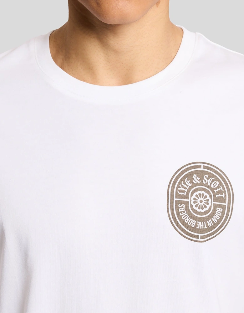 Graphic Badge Cotton T-Shirt