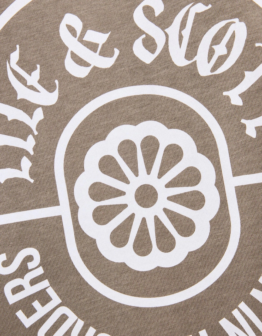 Graphic Badge Cotton T-Shirt