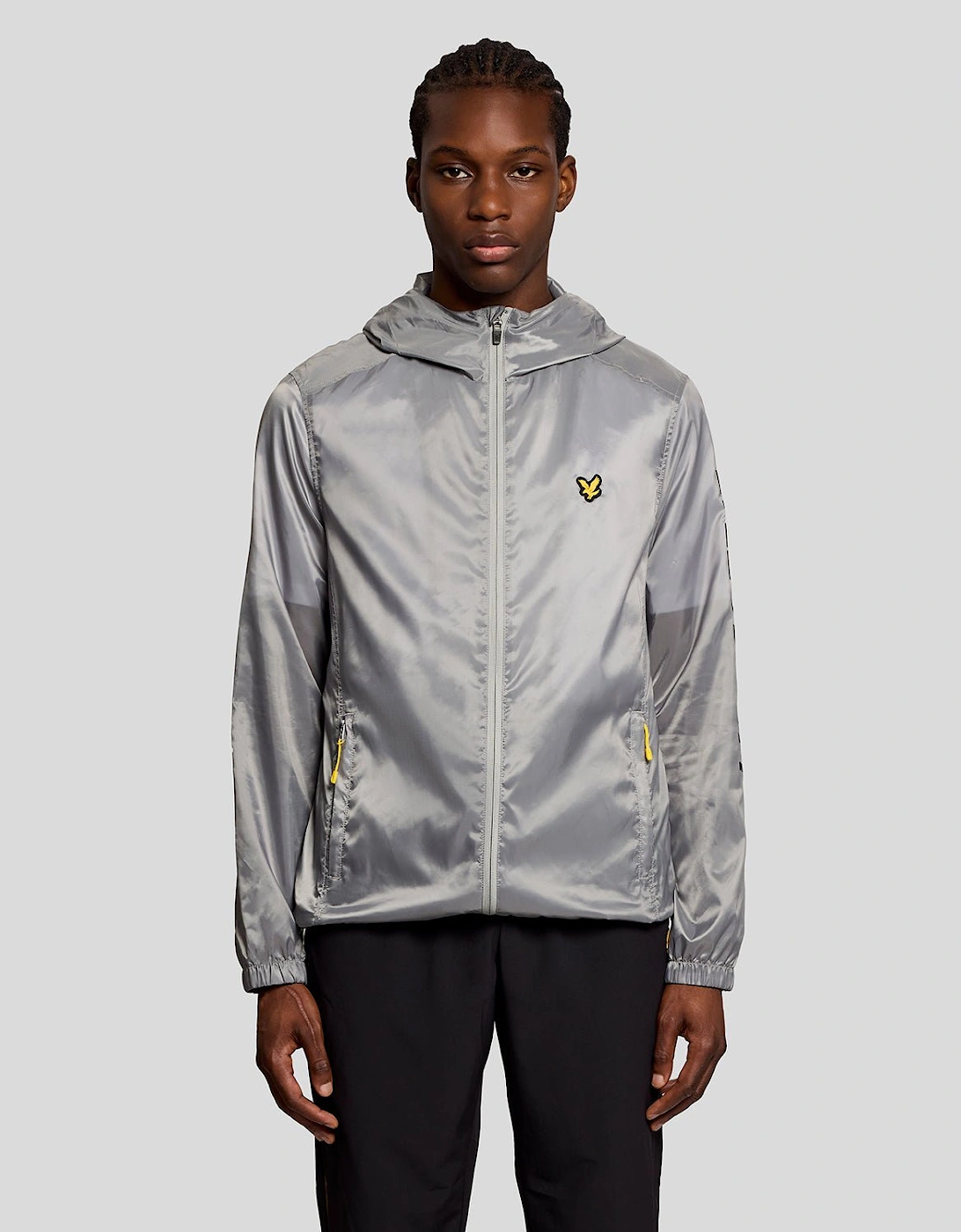 Lyle And Scott Men's Grey Sports Lightweight Training Jacket - Size 44/Regular