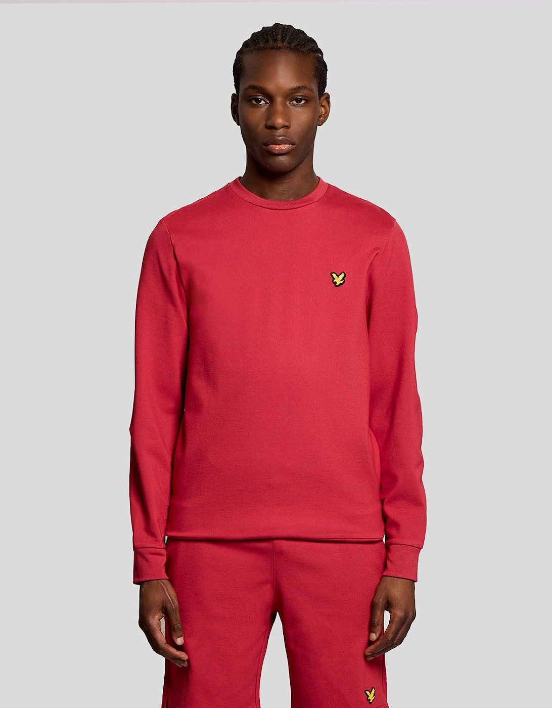 Lyle And Scott Men's Red Sports Lightweight Sweatshirt  M