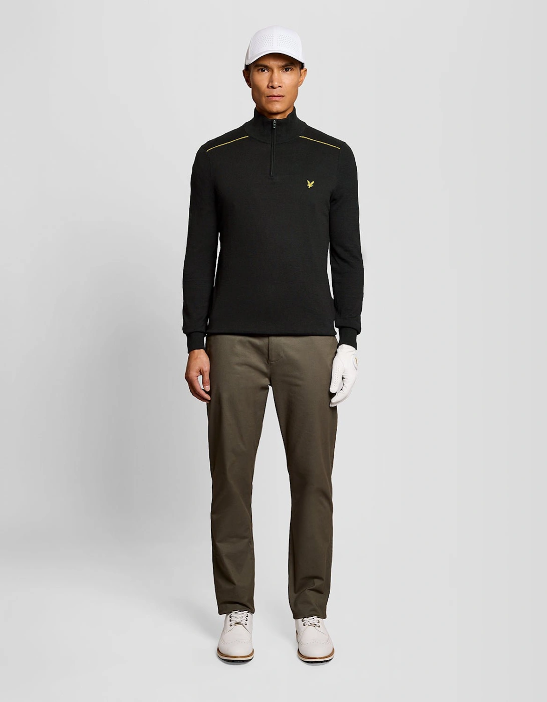 Cotton Tipped 1/4 Zip Jumper