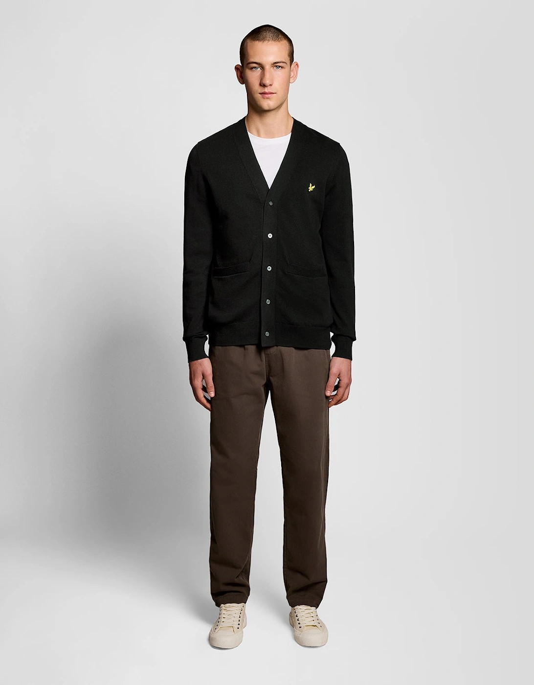 Cotton V-Neck Cardigan