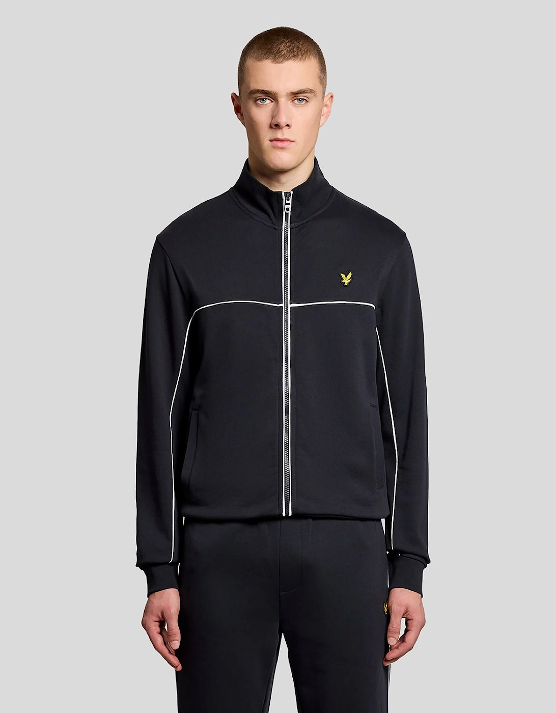 Lyle And Scott Men's Piped Full Zip Track Top  Xs
