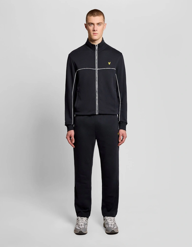 Piped Full Zip Track Top