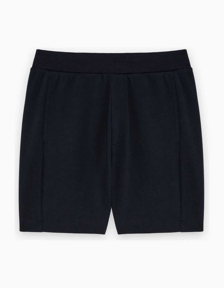 Cotton Blend Track Sweat Shorts