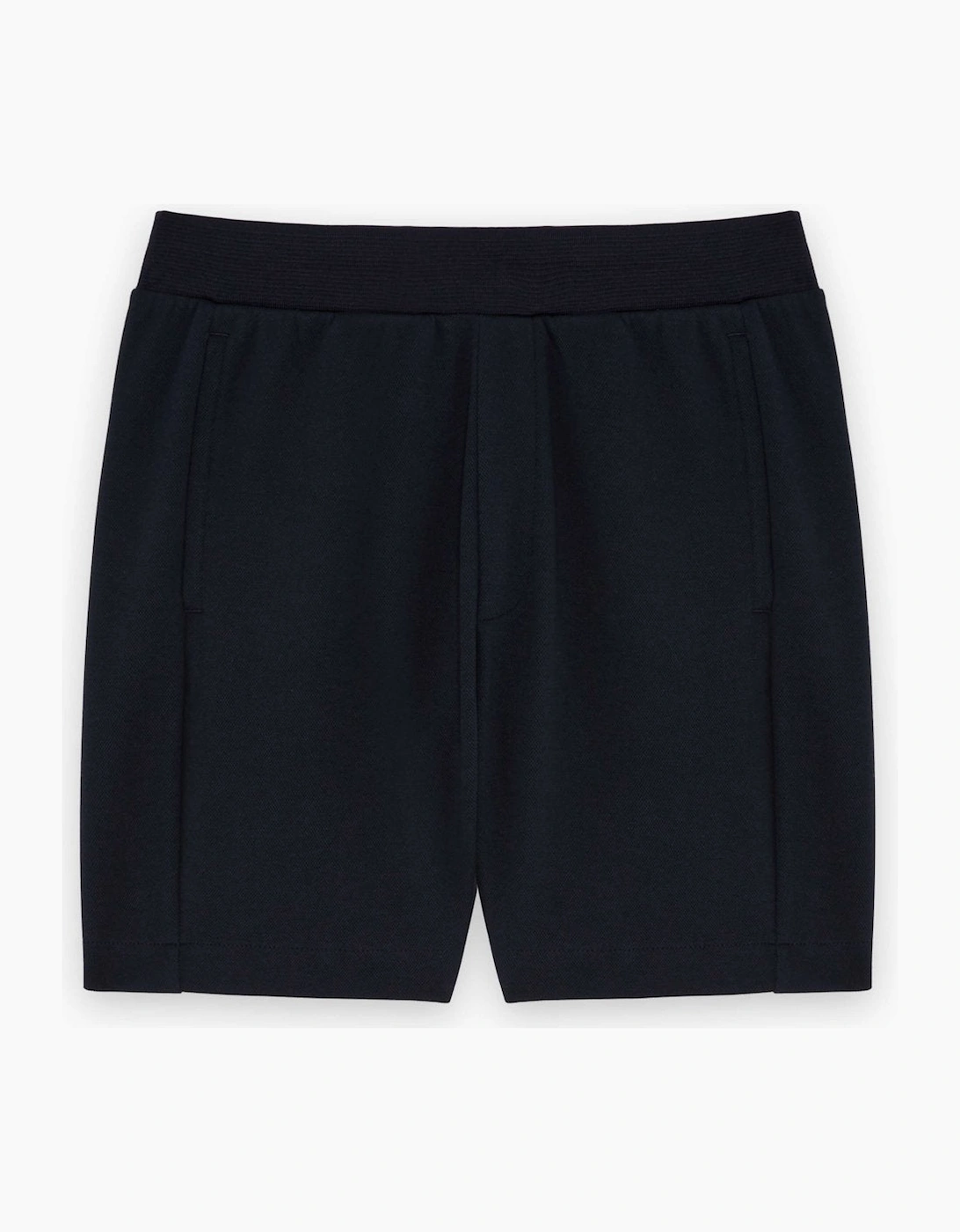 Cotton Blend Track Sweat Shorts