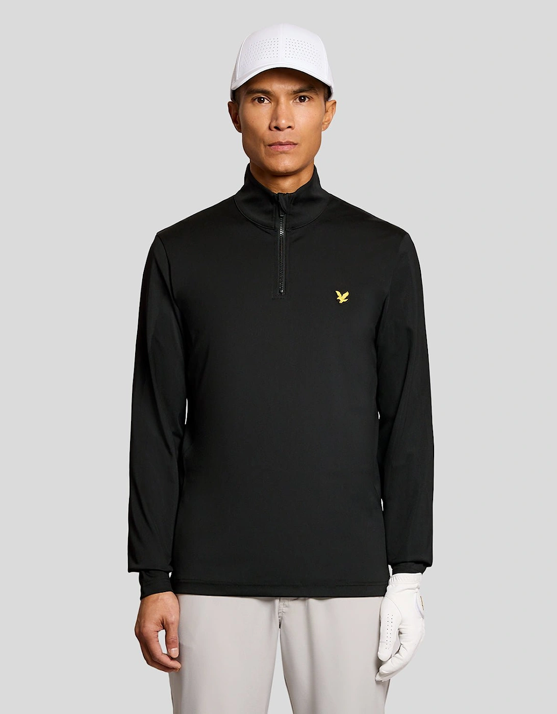 Lyle And Scott Men's Performance 1/4 Zip Midlayer  44/Regular Xxl