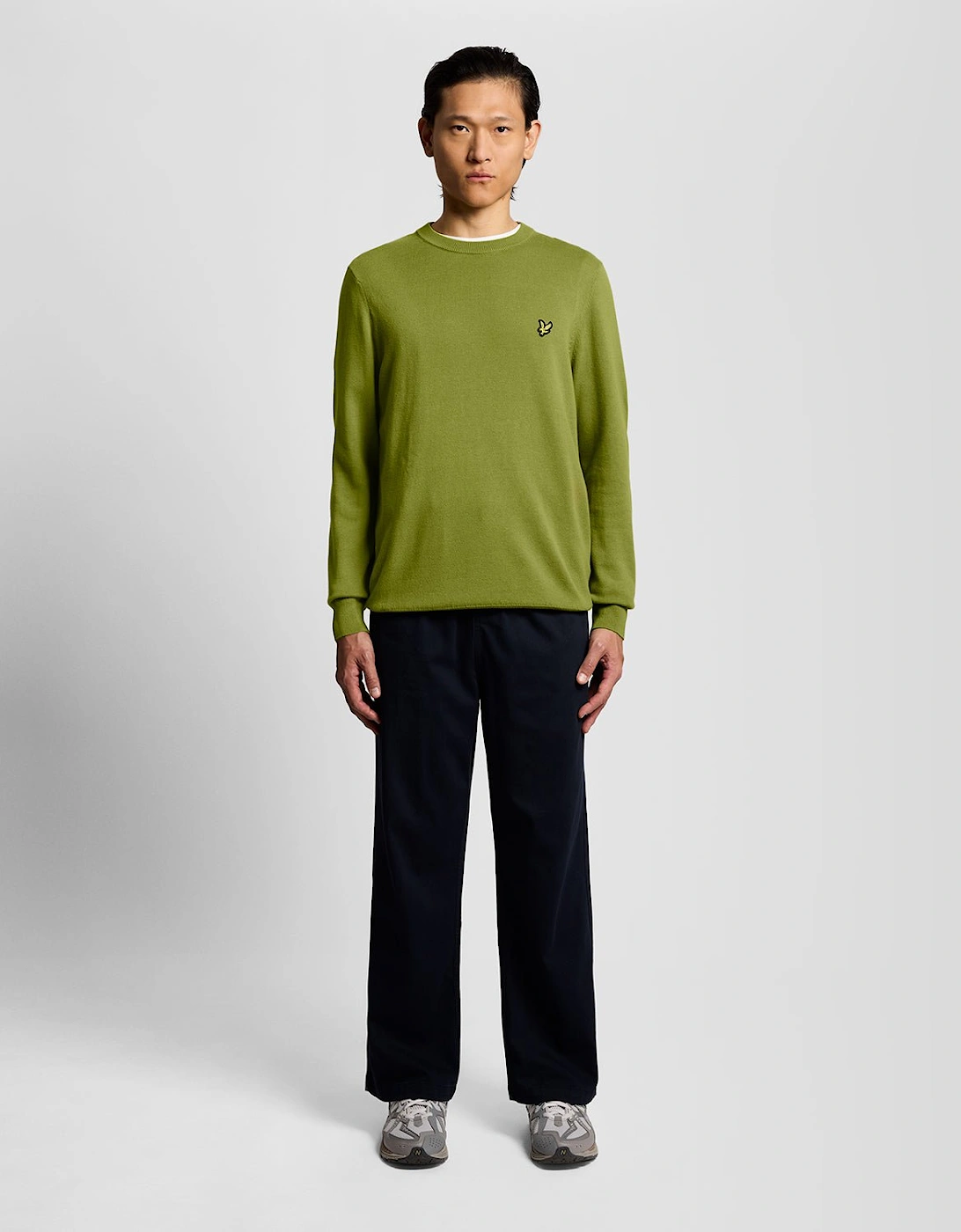 Cotton Crew Neck Jumper