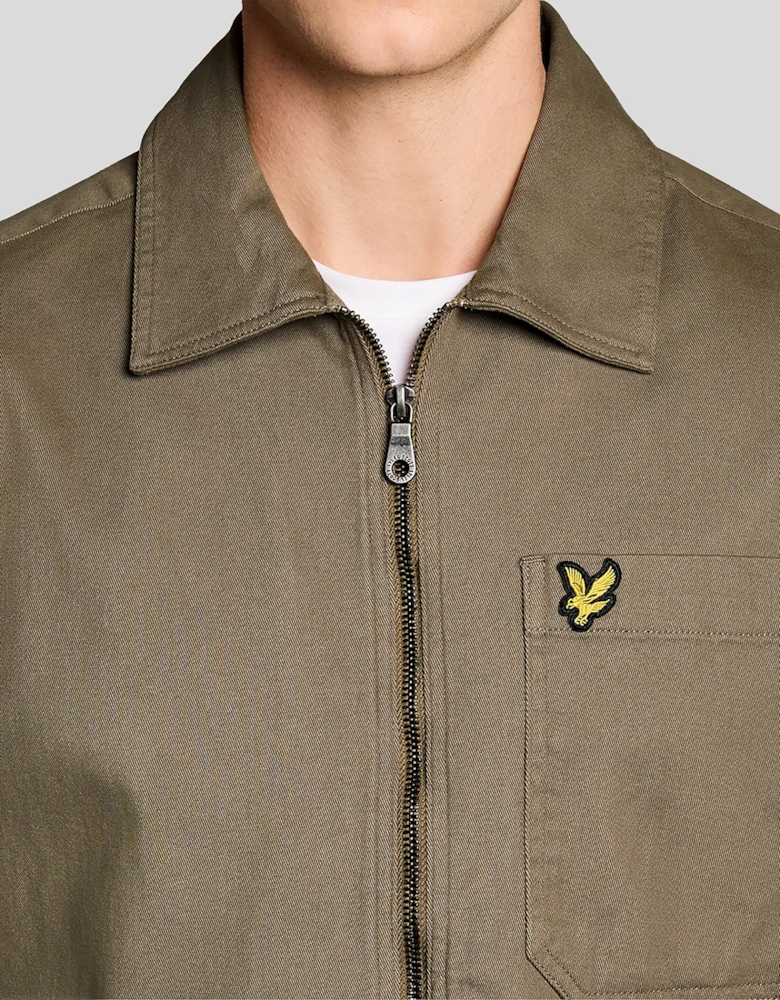 Lightweight Enzyme Wash Overshirt