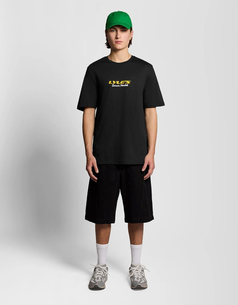 Back Print Graphic T-Shirt