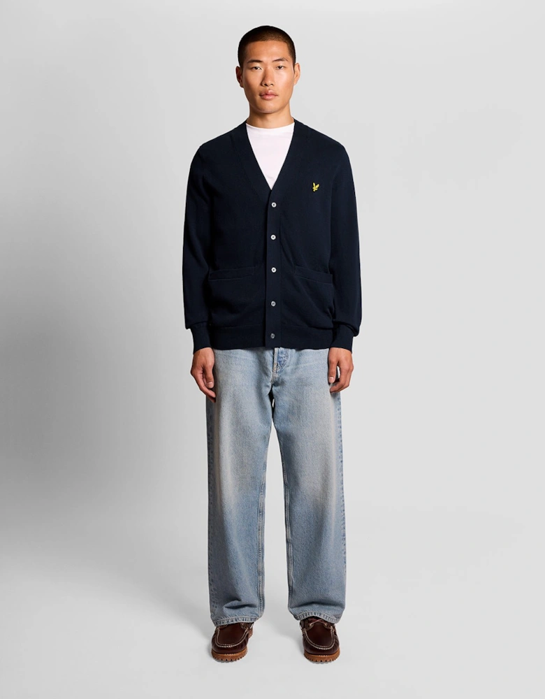 Cotton V-Neck Cardigan