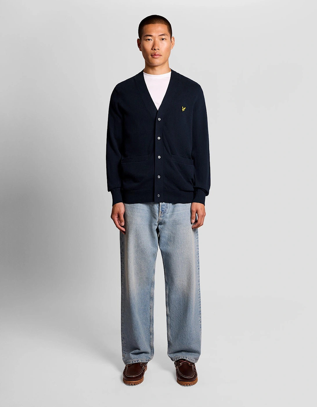 Cotton V-Neck Cardigan