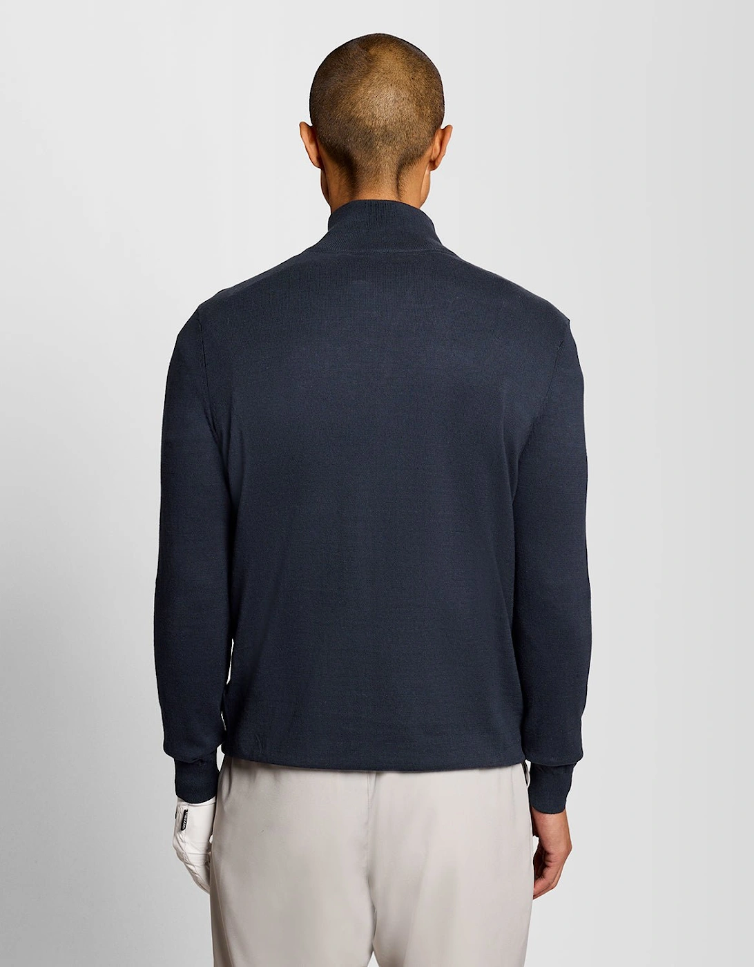 Cotton Tipped 1/4 Zip Jumper