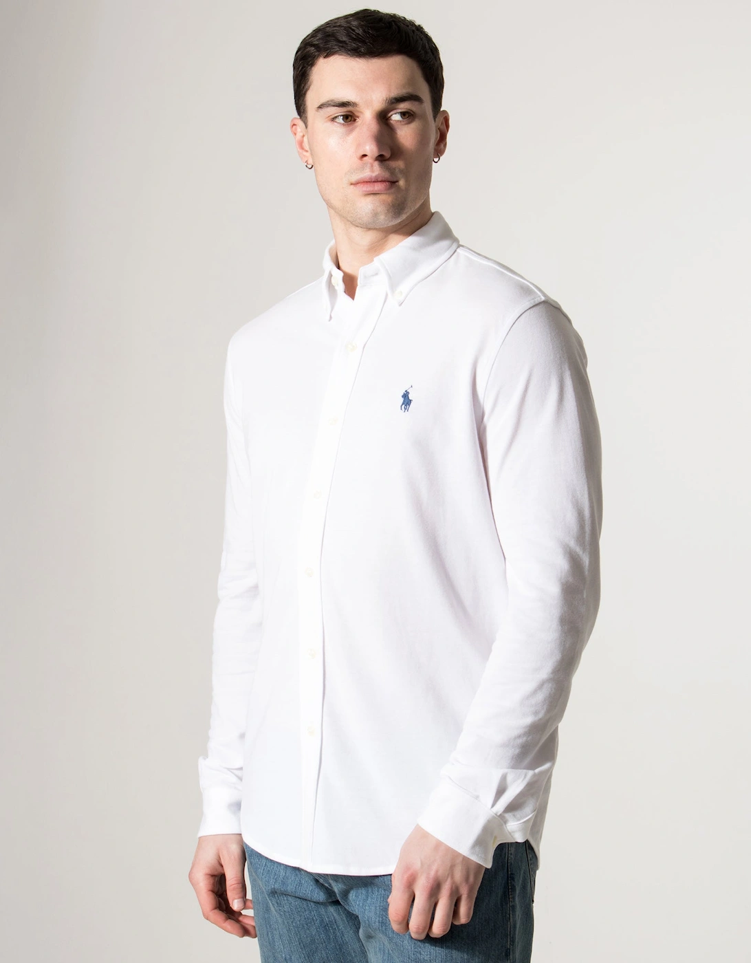 Relaxed Fit Featherweight Mesh Shirt