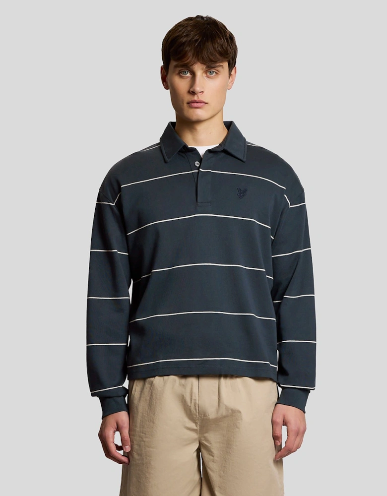 Rugby Stripe Polo Shirt