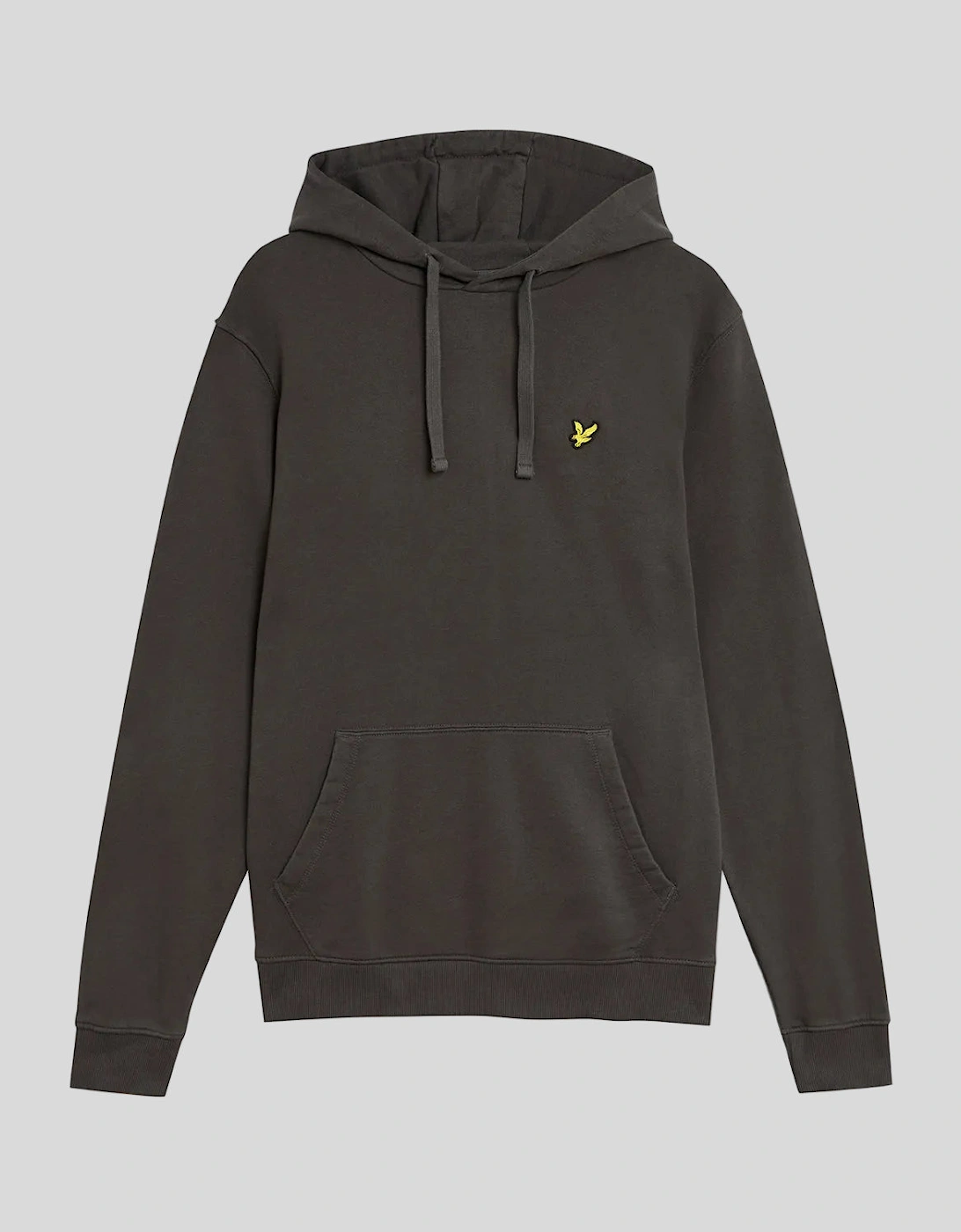 Lyle And Scott Men's Black Loopback Cotton Hoodie  44/Regular 2XL