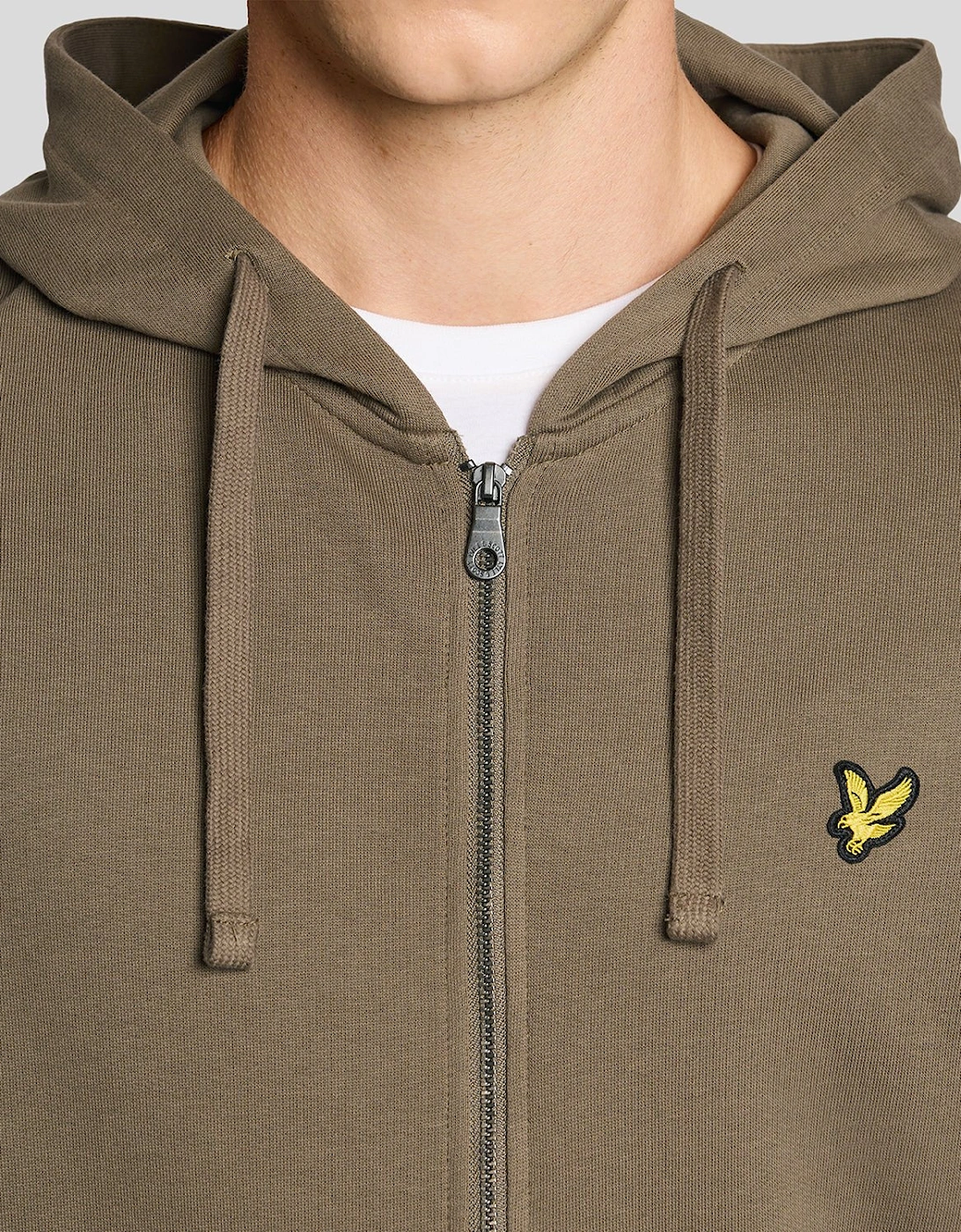 Loopback Cotton Full Zip Hoodie