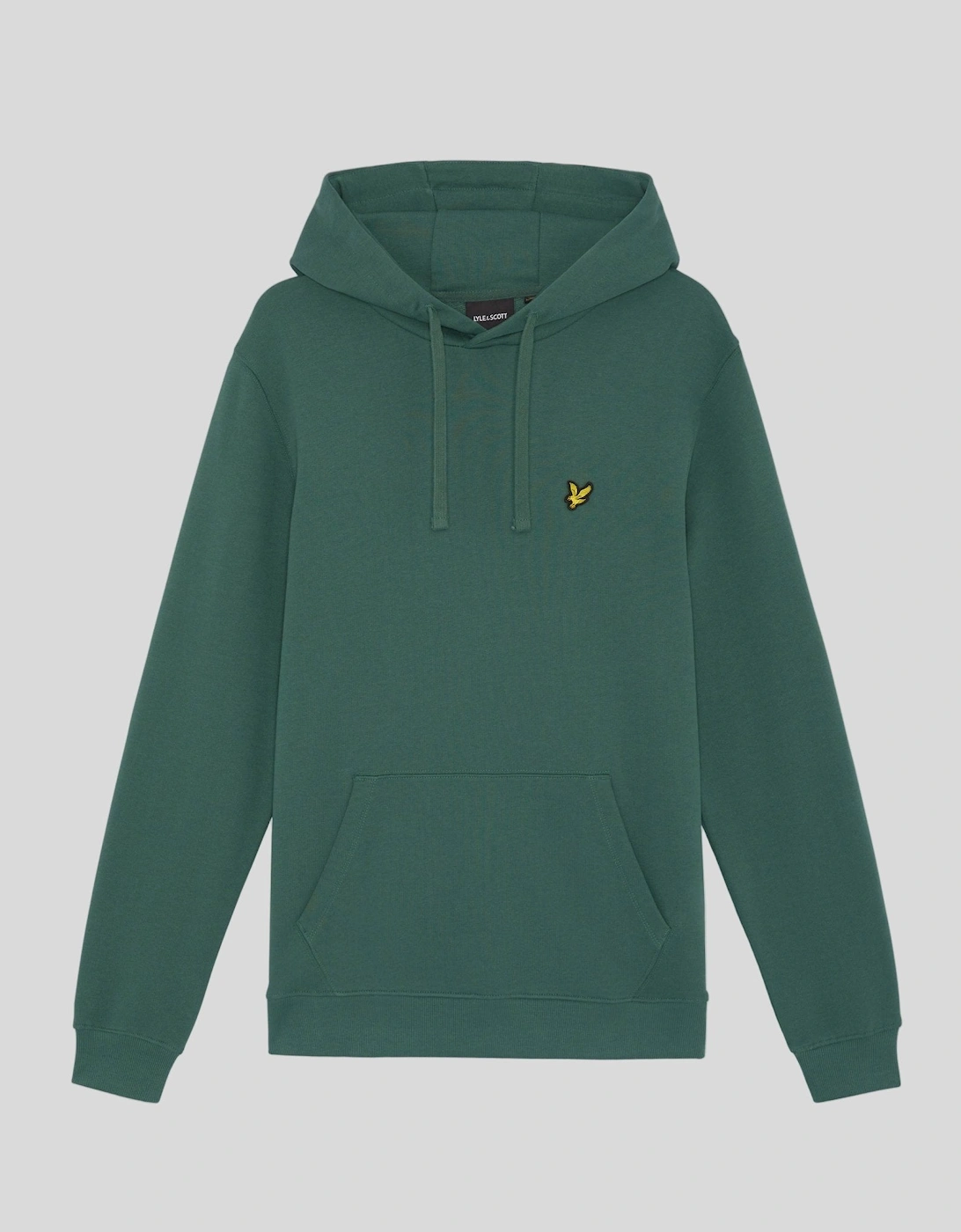 Lyle And Scott Men's Green Loopback Cotton Hoodie  46/Regular 3XL