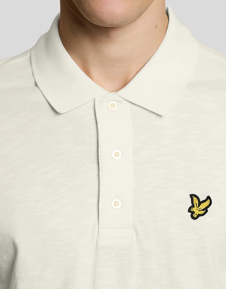 Fine Cotton Slub Polo Shirt