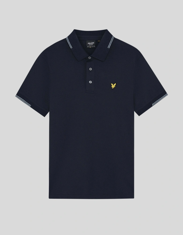 Fine Cotton Tipped Polo Shirt