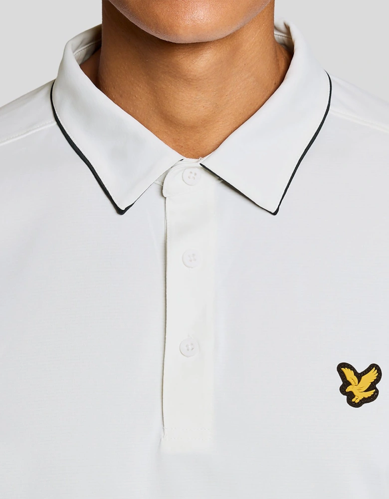 Contrast Collar Polo Shirt
