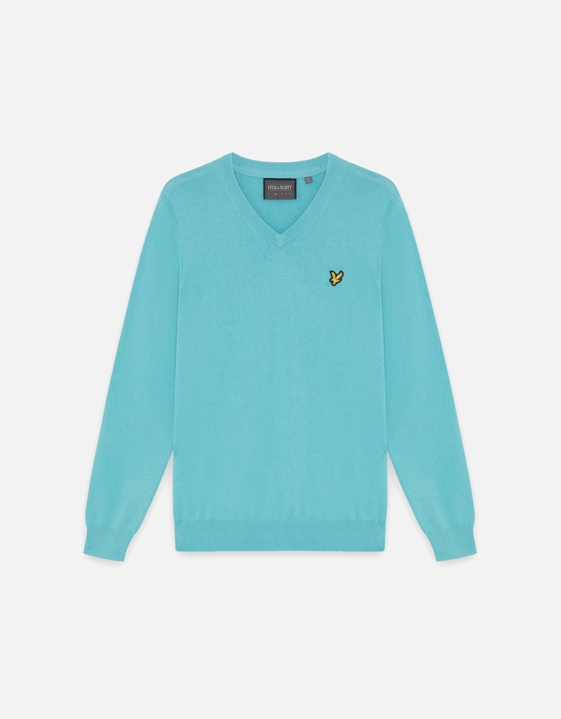 Cotton Blend V-Neck Jumper