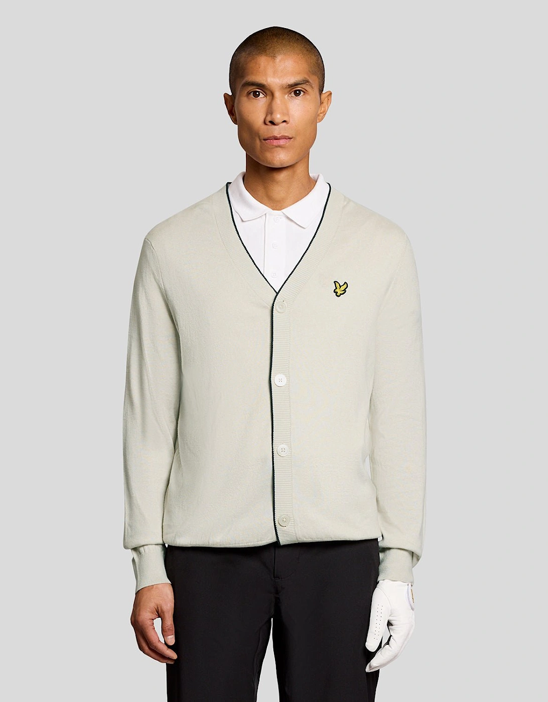 Lyle And Scott Men's Lightweight Knitted Cardigan  44 Xxl