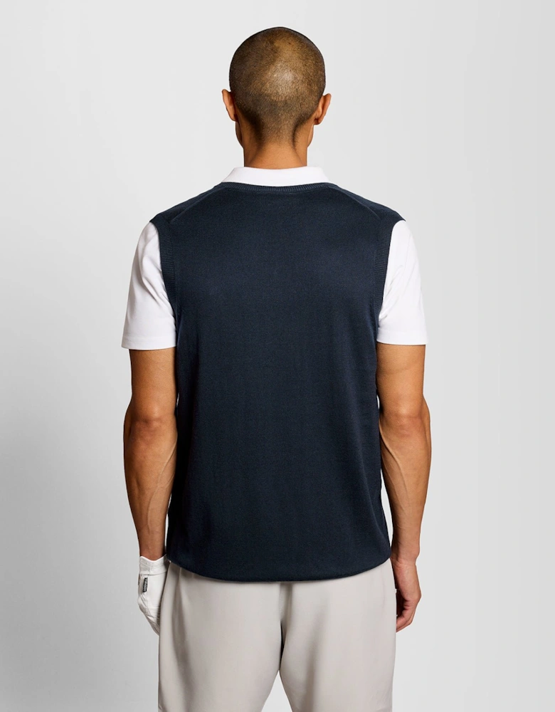 Lightweight Knitted V-Neck Vest