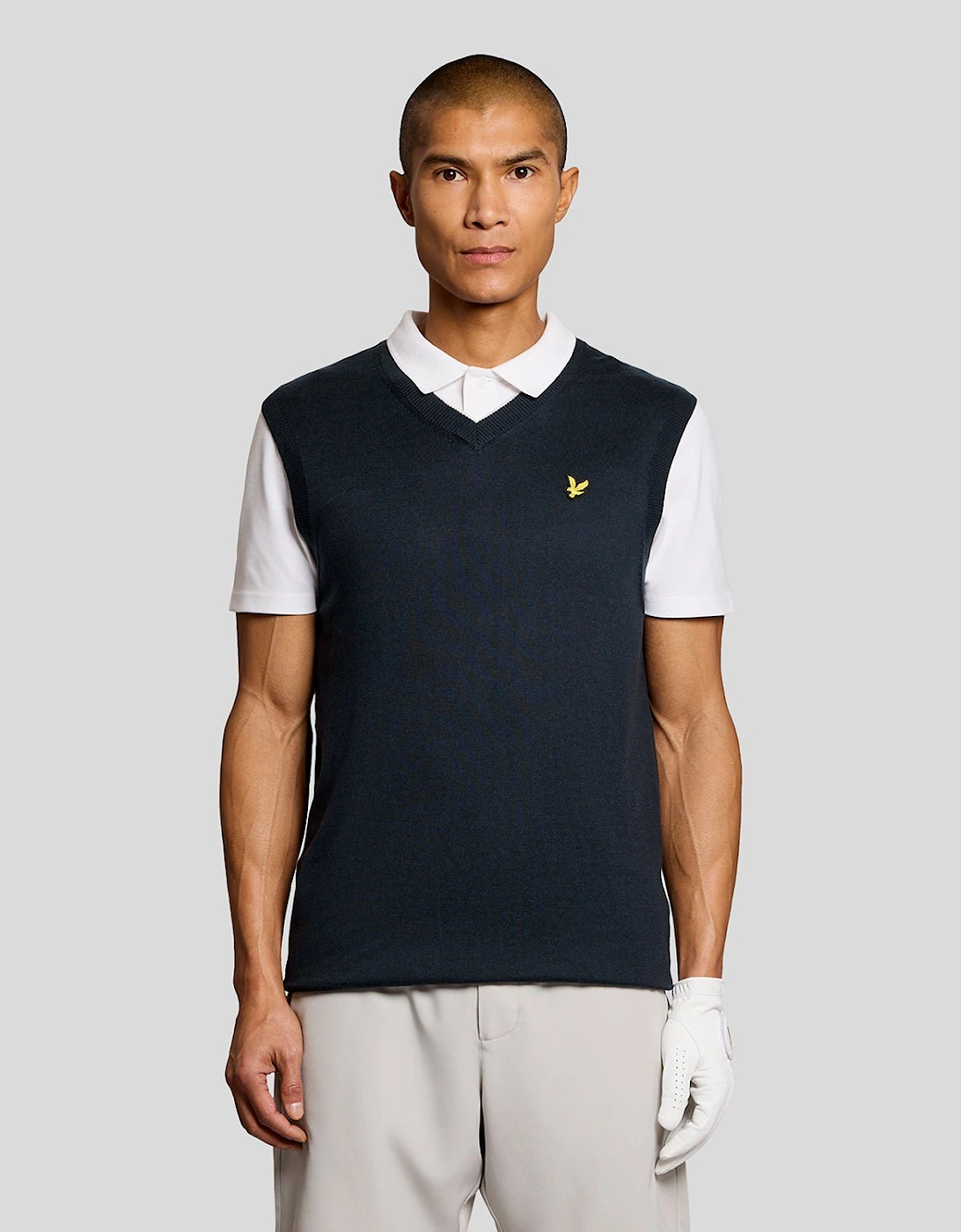 Lightweight Knitted V-Neck Vest, 7 of 6