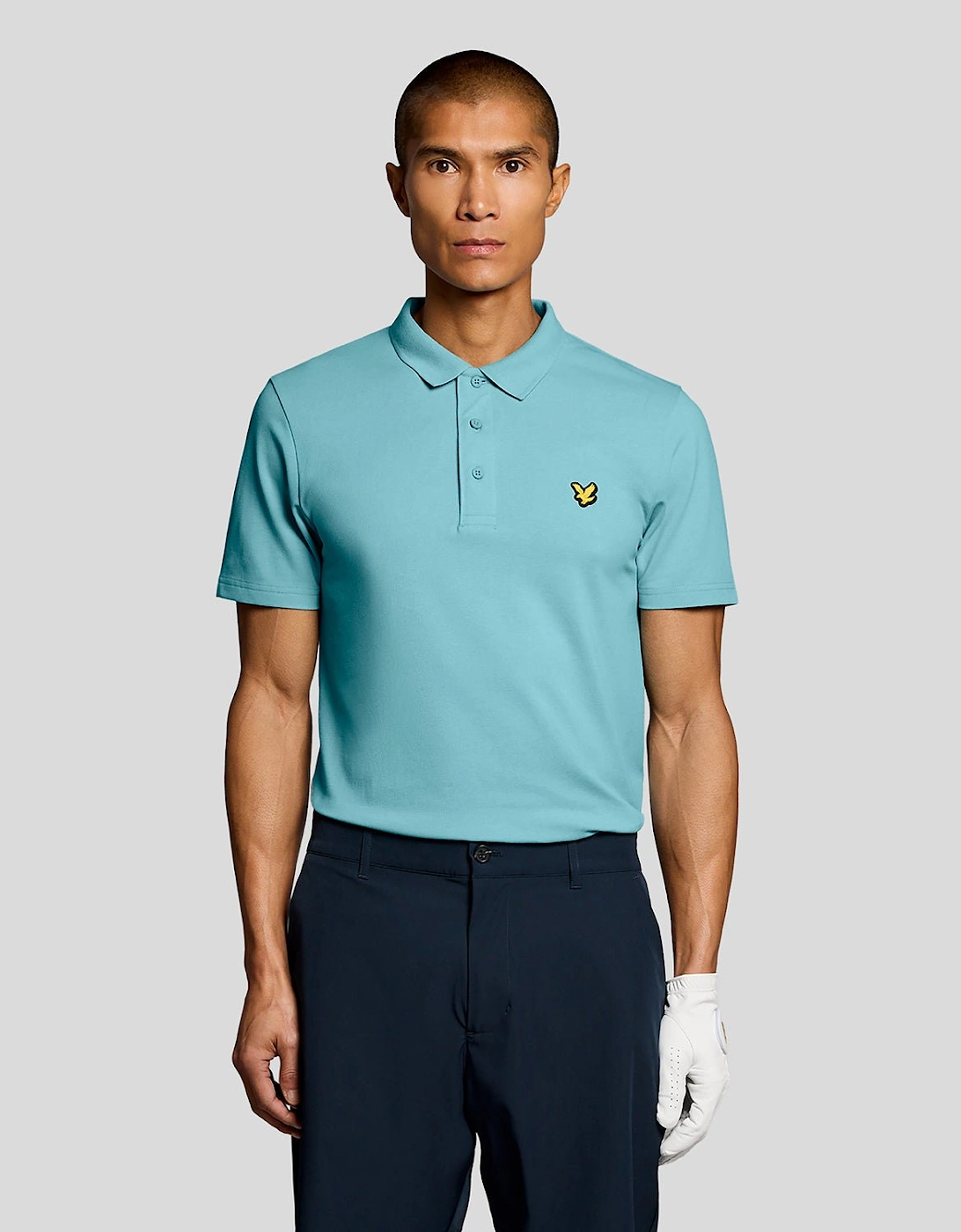 Lyle And Scott Men's Blue Technical Polo Shirt  Xs
