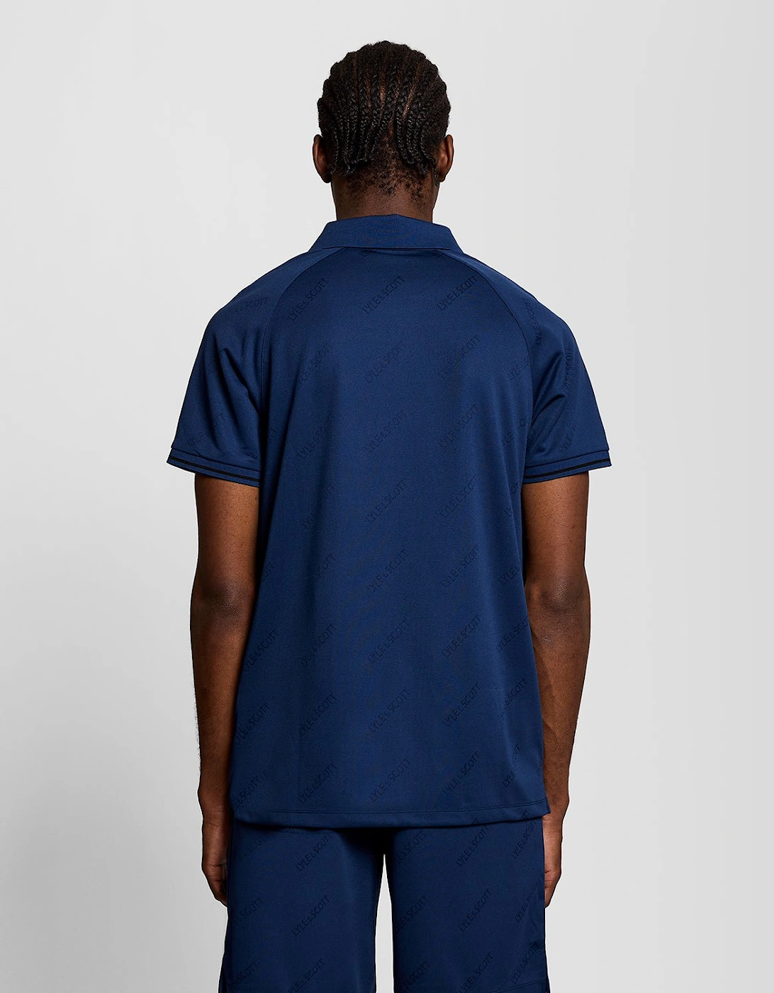 Sports Embossed Football Polo Shirt