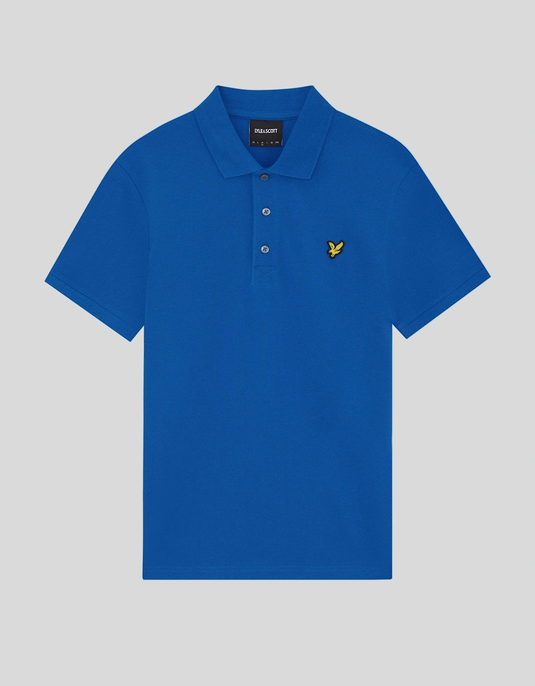 Lyle And Scott Men's Blue Cotton Polo Shirt  42 1XL