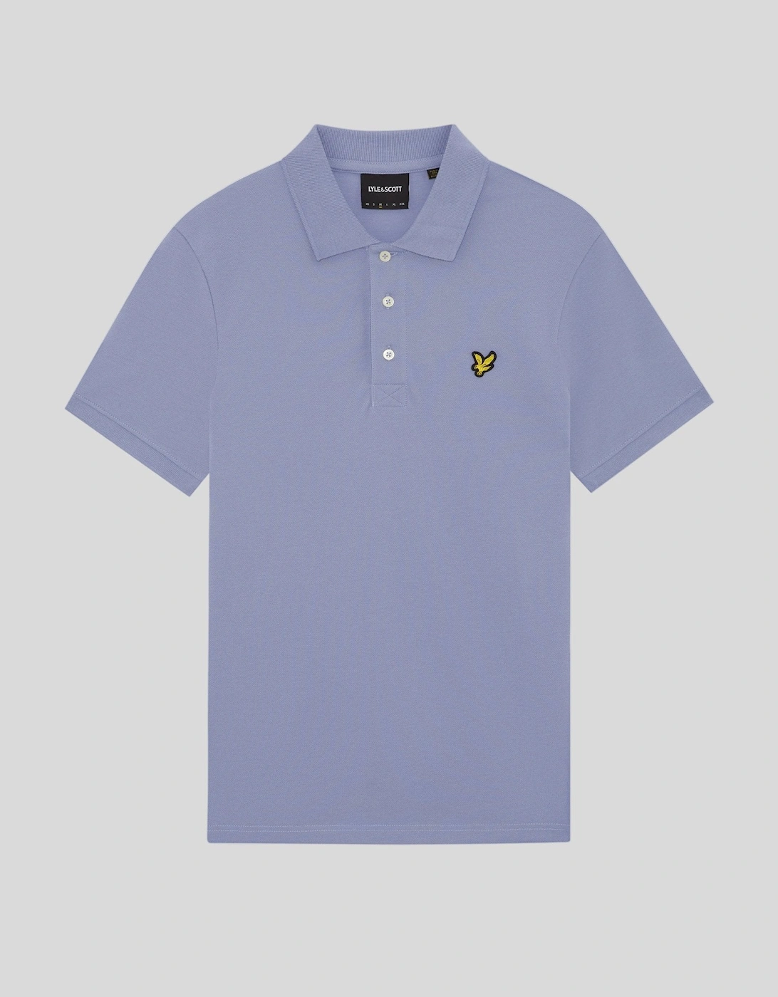 Lyle And Scott Men's Blue Cotton Polo Shirt  Regular/50 5XL