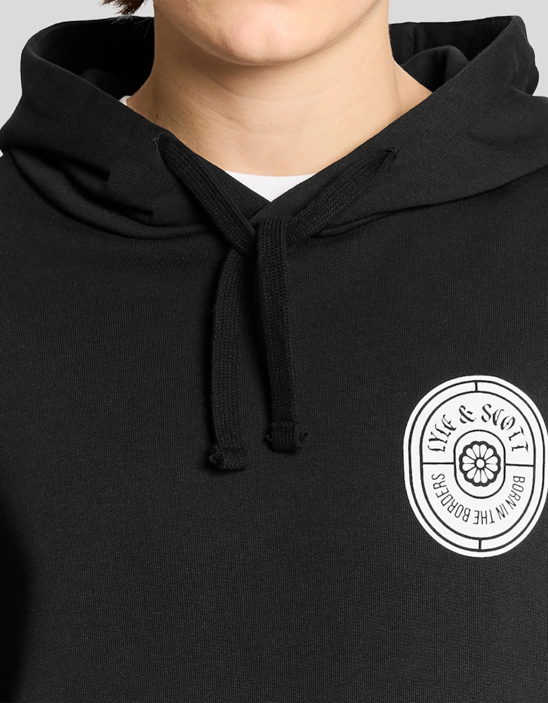 Graphic Badge Cotton Hoodie