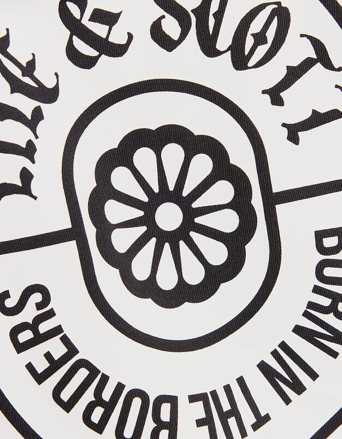 Graphic Badge Cotton Hoodie