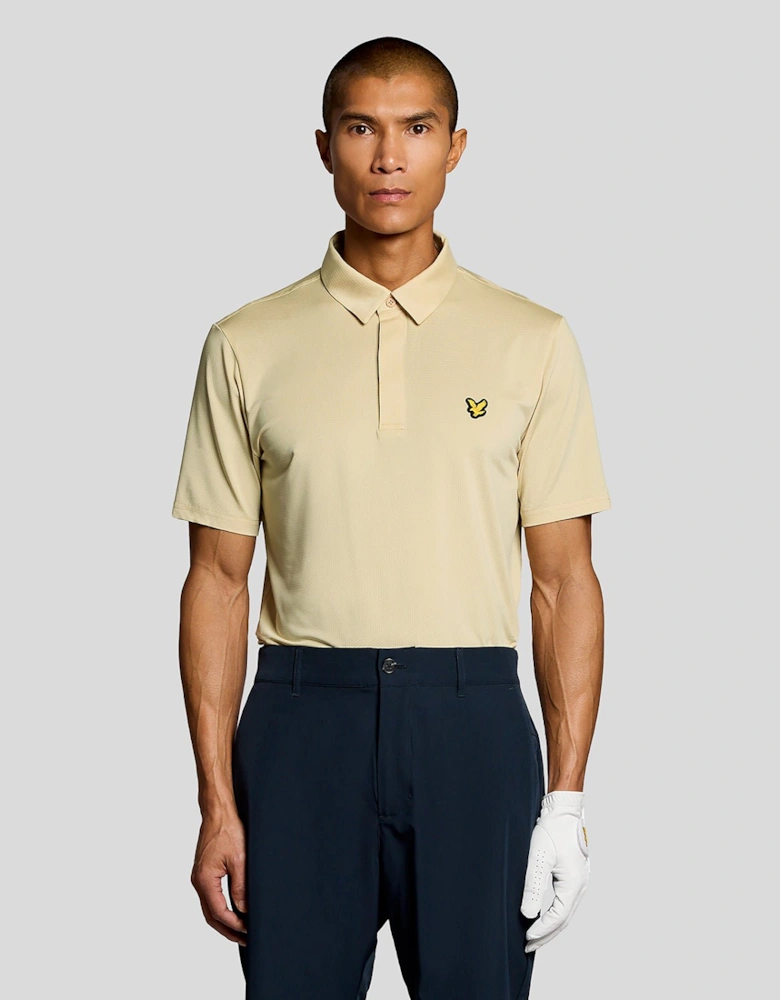 Concealed Placket Polo Shirt