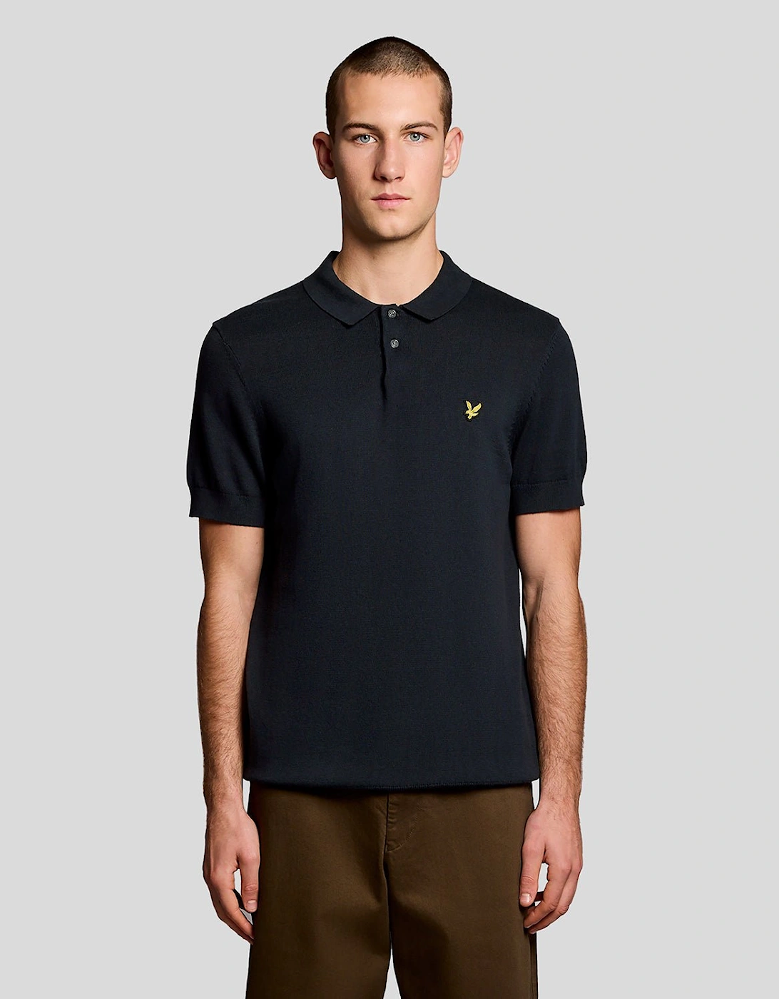 Cotton Knitted Polo Shirt, 7 of 6