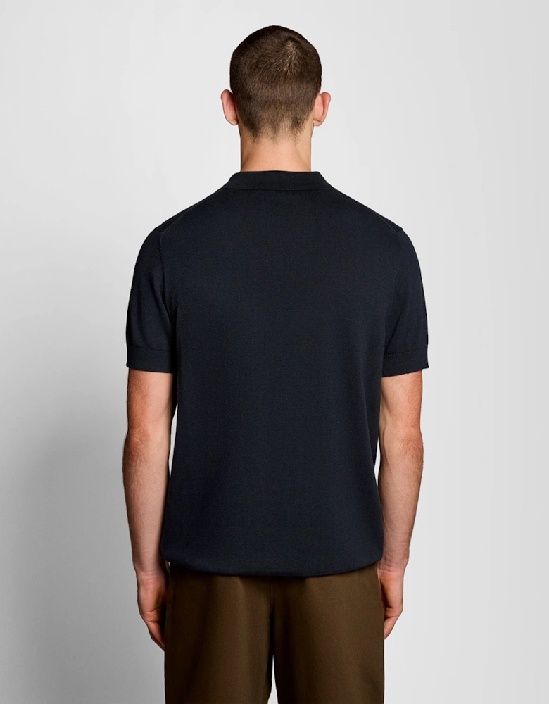 Cotton Knitted Polo Shirt