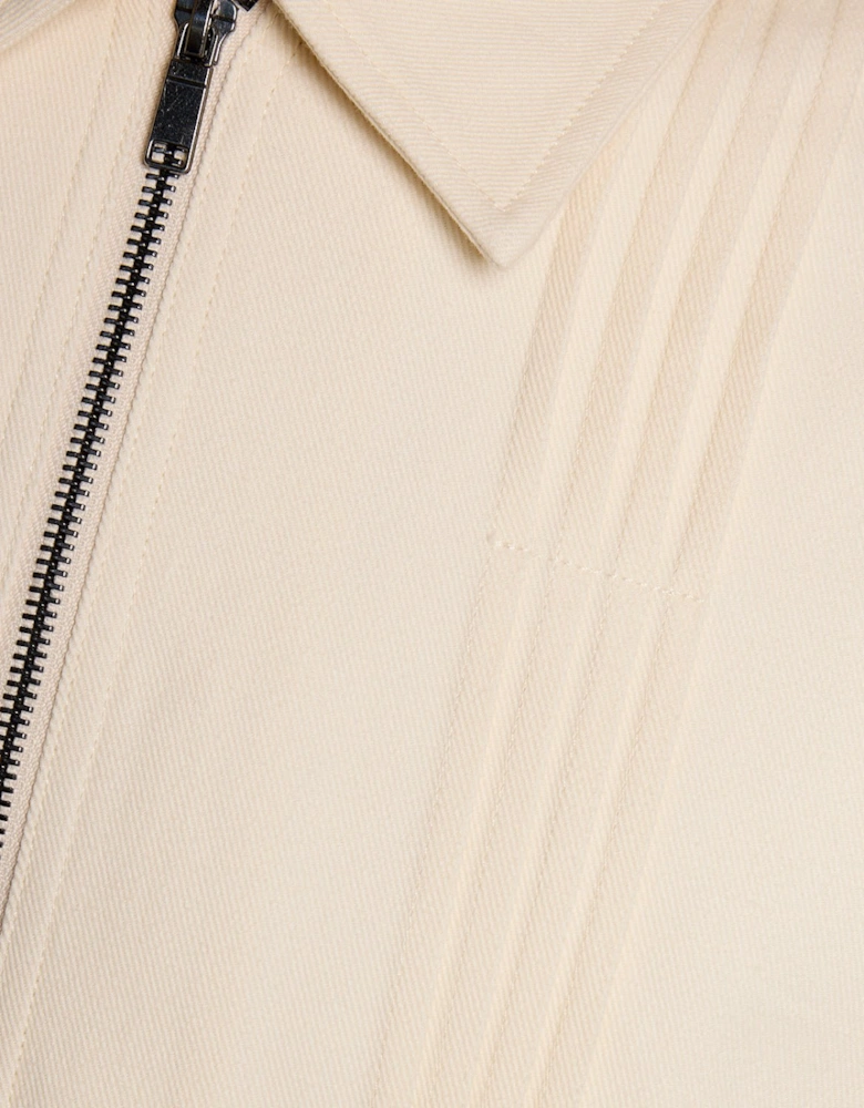 Pintuck Zip-Through Jacket