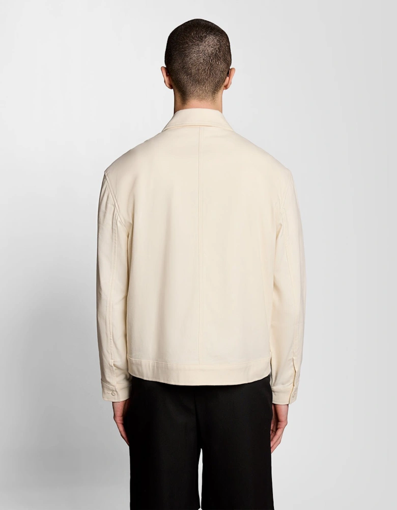 Pintuck Zip-Through Jacket