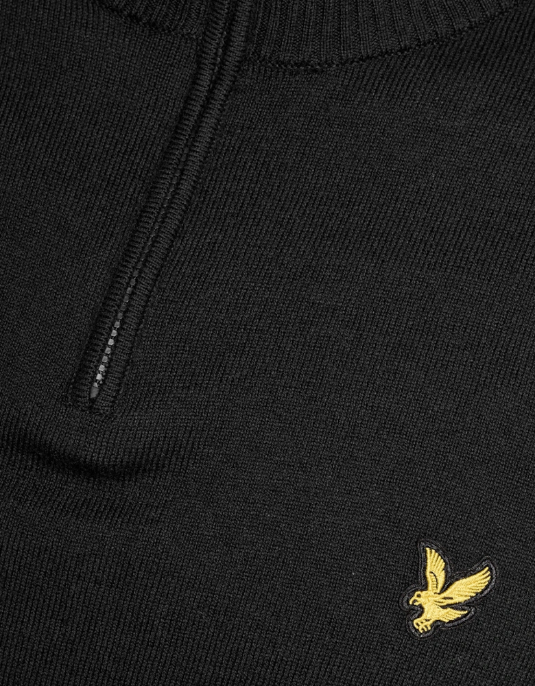 Cotton Blend 1/4 Zip Jumper