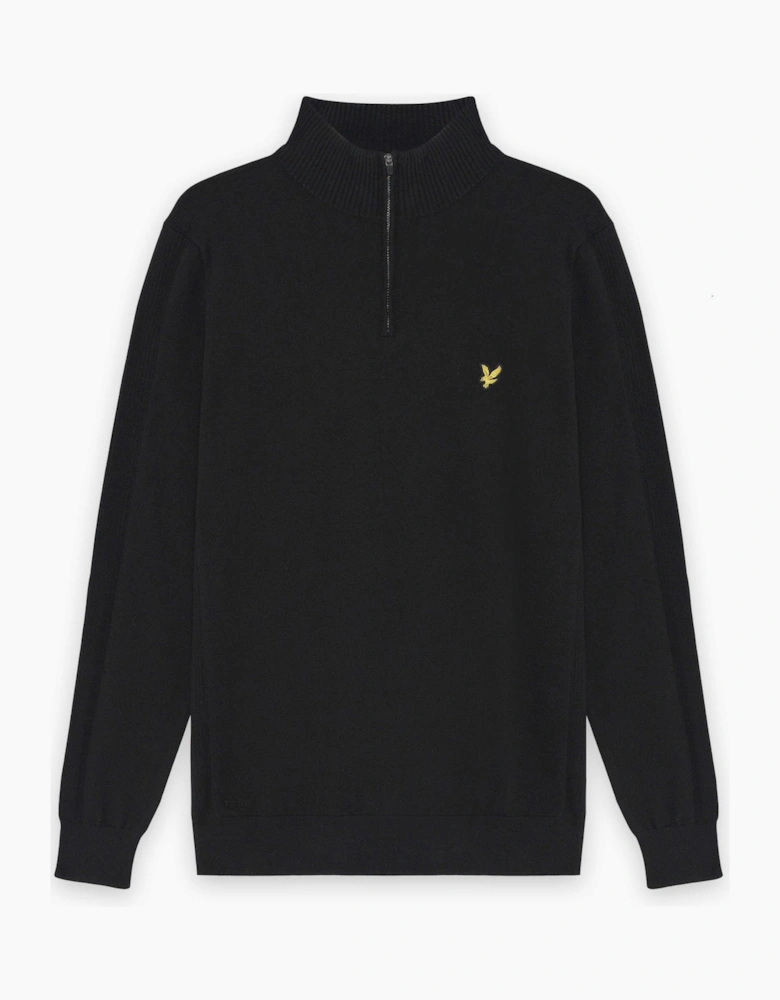 Cotton Blend 1/4 Zip Jumper