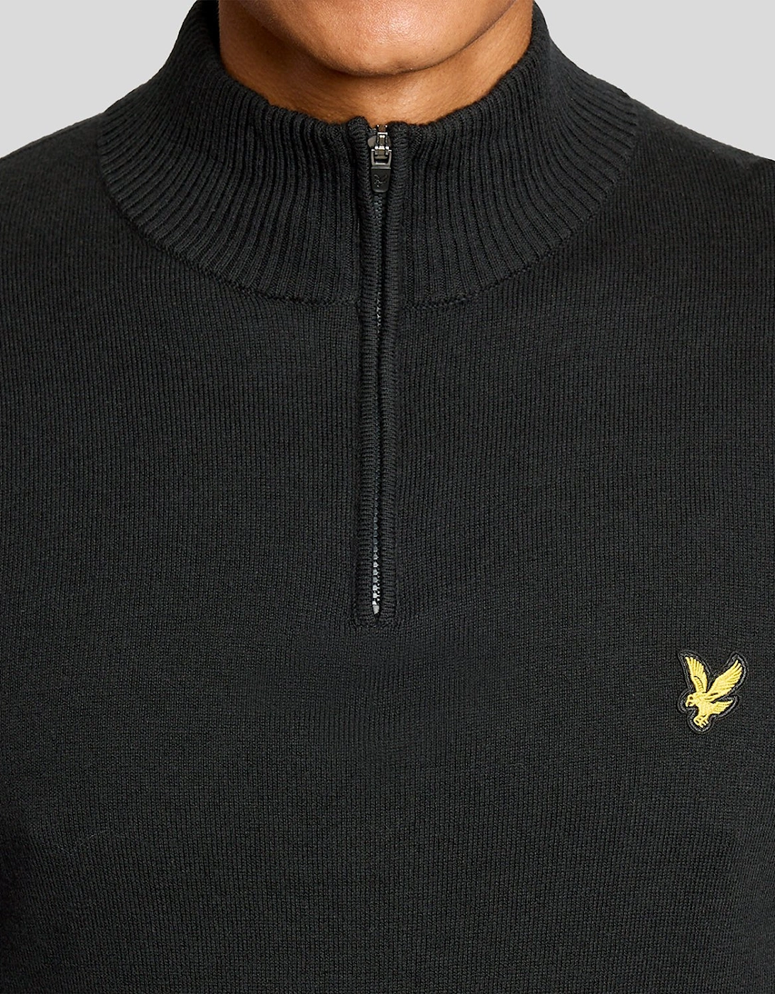 Cotton Blend 1/4 Zip Jumper