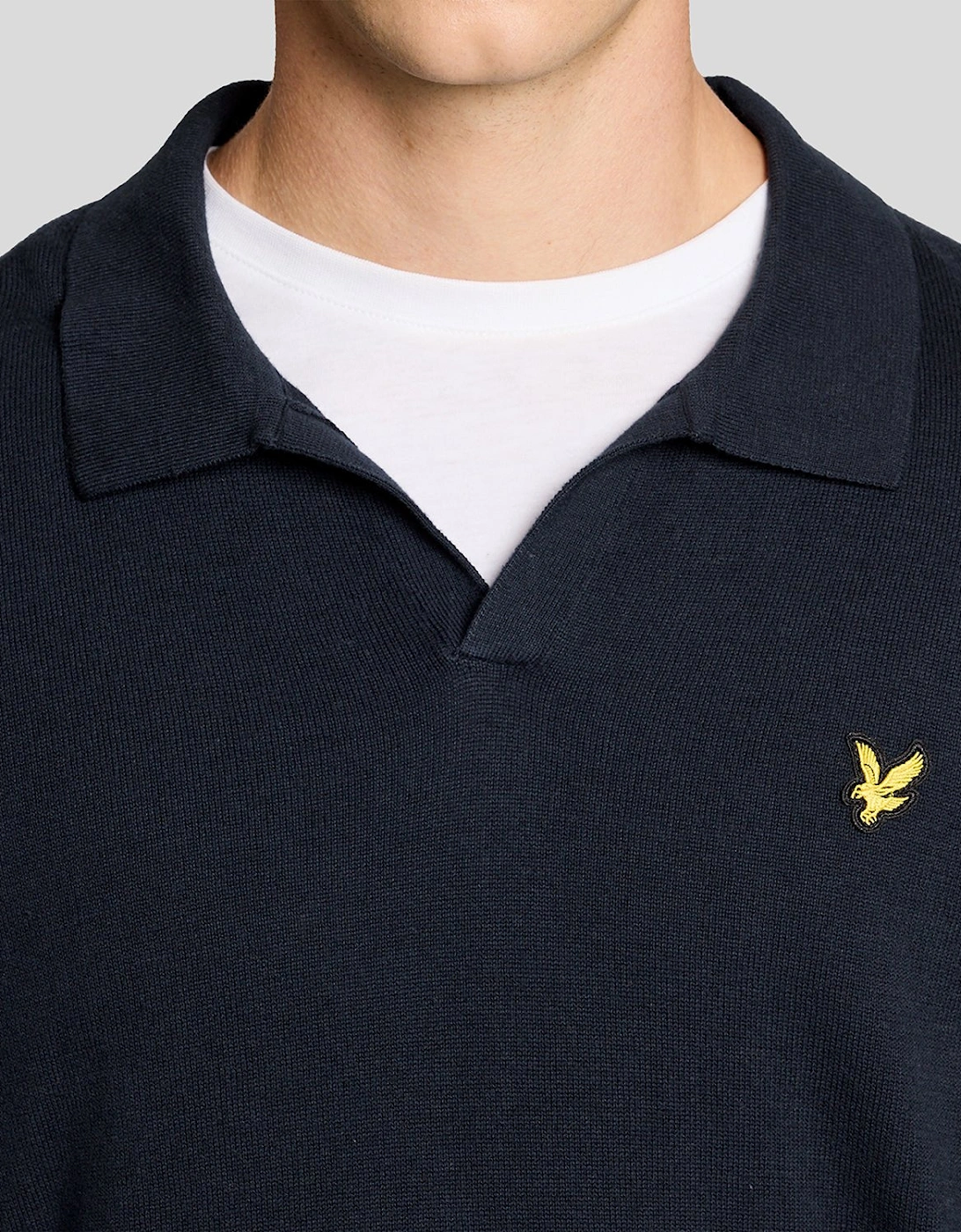 Cotton Polo-Collar Jumper
