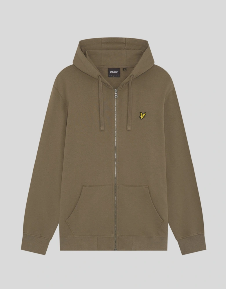 Loopback Cotton Full Zip Hoodie