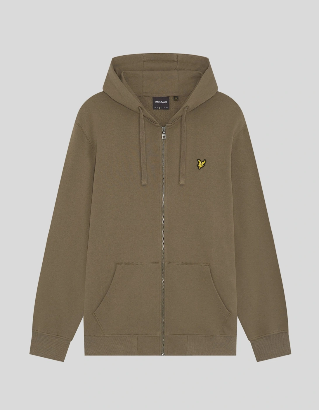 Loopback Cotton Full Zip Hoodie, 3 of 2