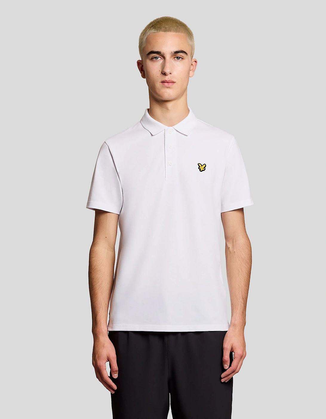 Lyle And Scott Men's White Sports Polo Shirt  34 Xs