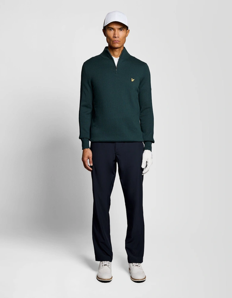Cotton Blend 1/4 Zip Jumper